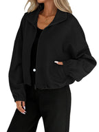 Women's Loose Baseball Uniform Coat
