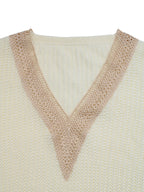 Lace Detail Knit Pullover