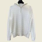 Baltere's Men's Retro Pullover Sweater, showcasing its loose fit, knit texture.