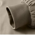 Close-up of the men's jacket ribbed cuff, highlighting its quality and comfortable fit.